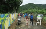 Thăm làng bích họa Hải Sơn hết sức độc đáo ở Hòa Bình
